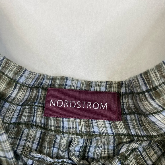 Nordstrom Men's XL Green Pyjama Pants Bottoms Checkered - Picture 4 of 4